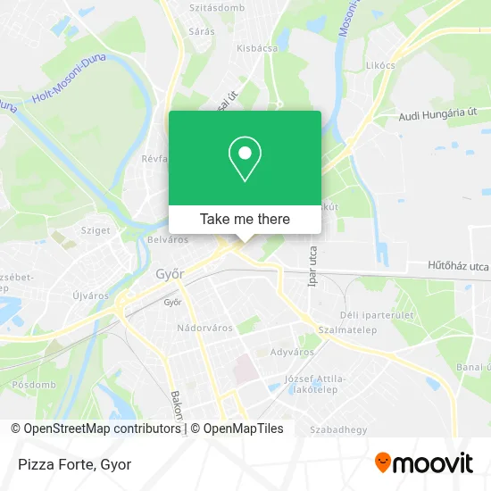 Pizza Forte map