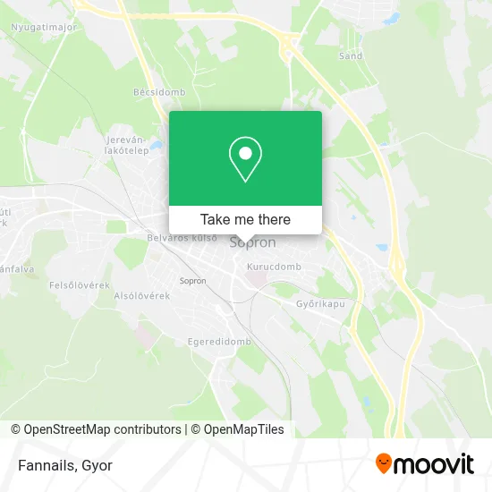 Fannails map