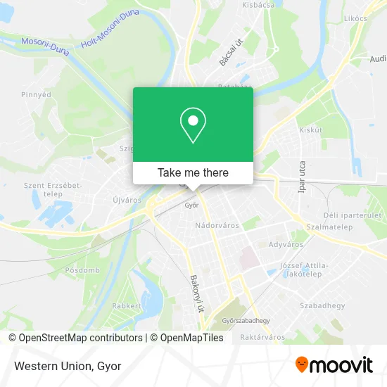 Western Union map