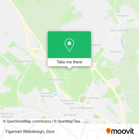Tigaman Webdesign map