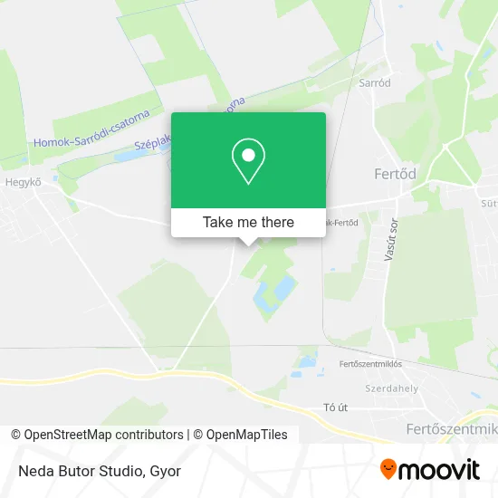 Neda Butor Studio map