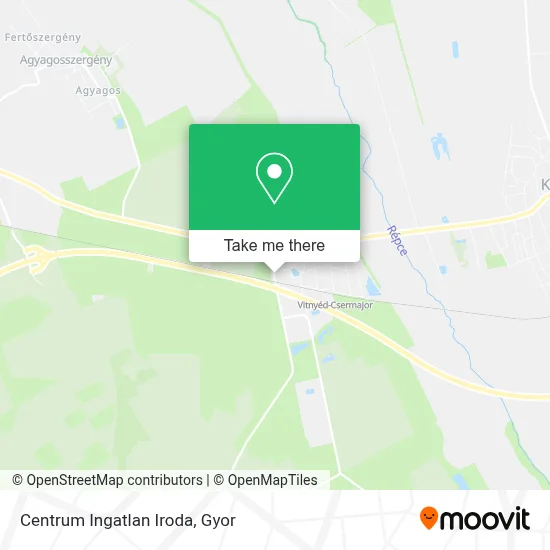 Centrum Ingatlan Iroda map