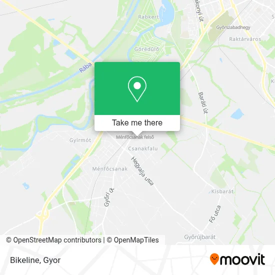 Bikeline map