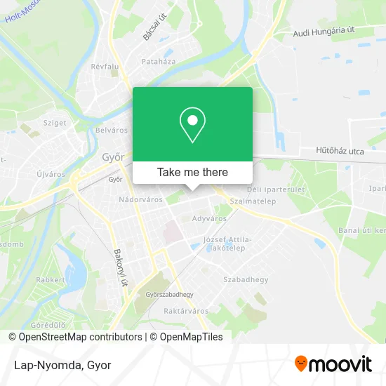 Lap-Nyomda map