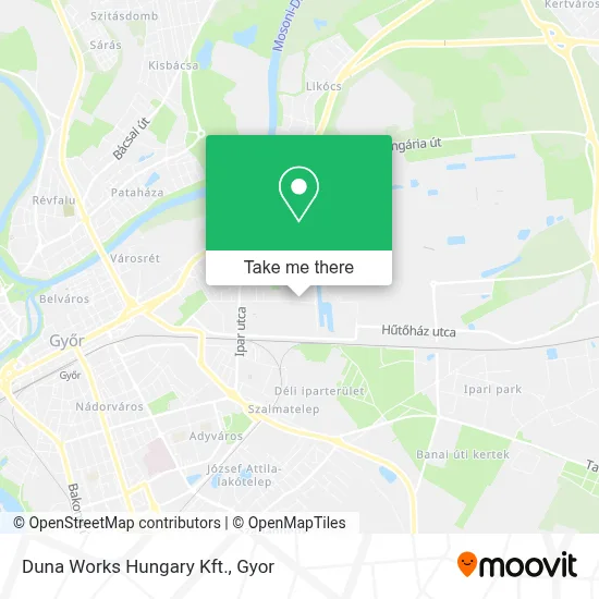 Duna Works Hungary Kft. map