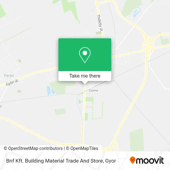 Bnf Kft. Building Material Trade And Store map