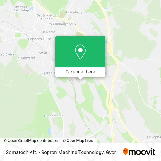 Somatech Kft. - Sopron Machine Technology map