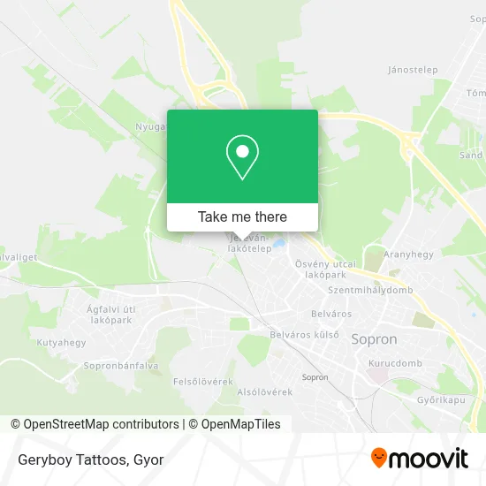 Geryboy Tattoos map