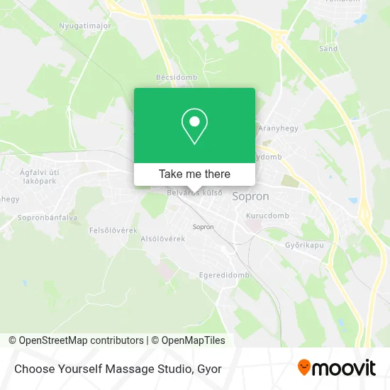 Choose Yourself Massage Studio map