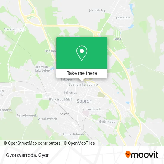 Gyorsvarroda map