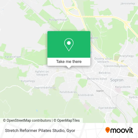 Stretch Reformer Pilates Studio map