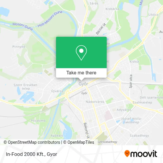 In-Food 2000 Kft. map