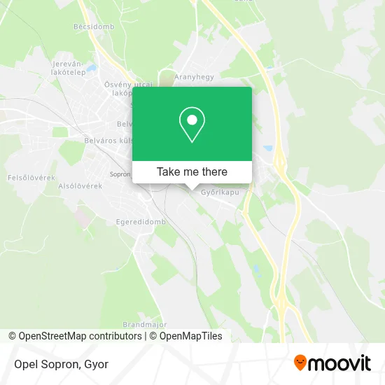 Opel Sopron map