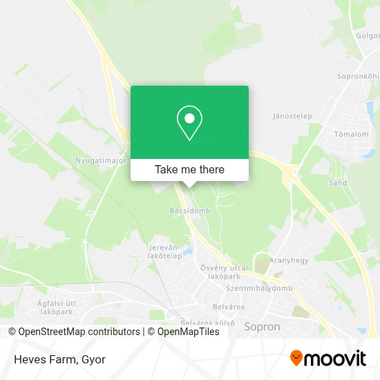 Heves Farm map
