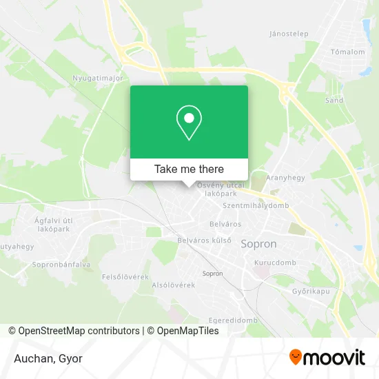 Auchan map