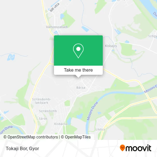Tokaji Bor map