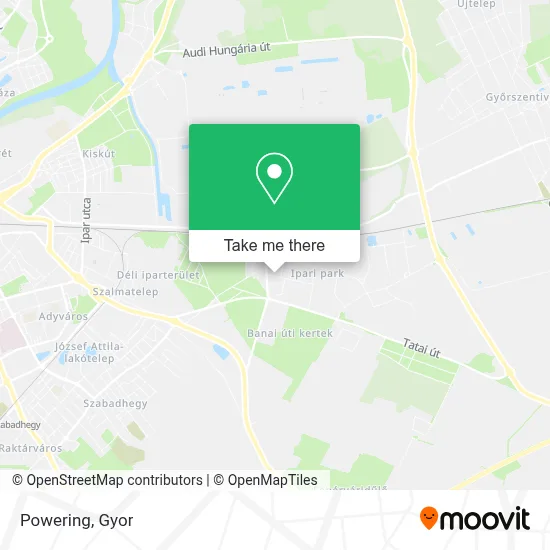 Powering map