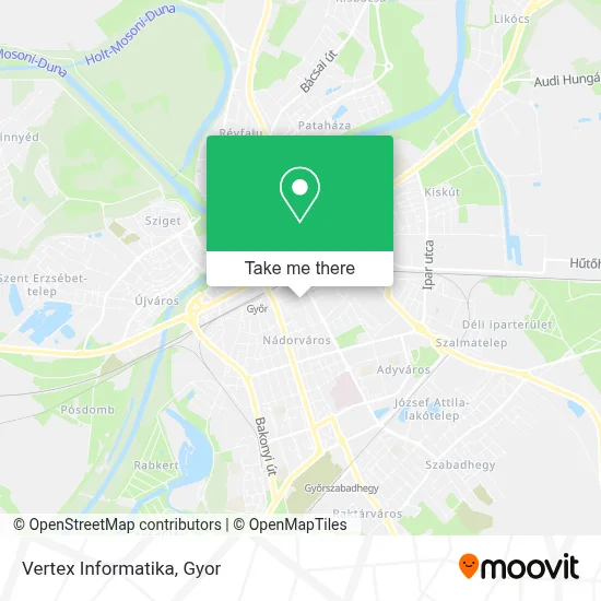 Vertex Informatika map