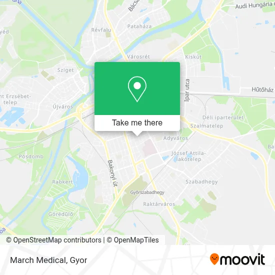 March Medical map