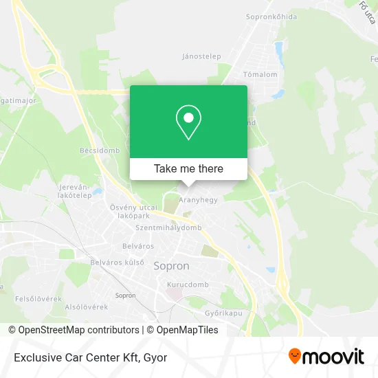 Exclusive Car Center Kft map