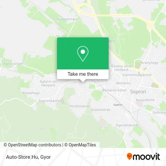 Auto-Store.Hu map