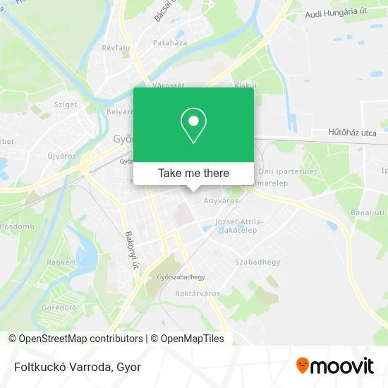 Foltkuckó Varroda map