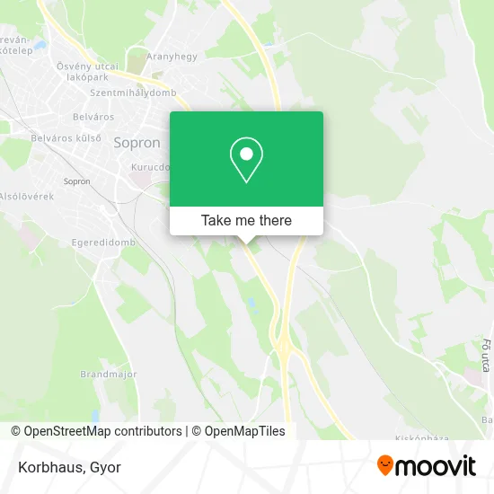 Korbhaus map