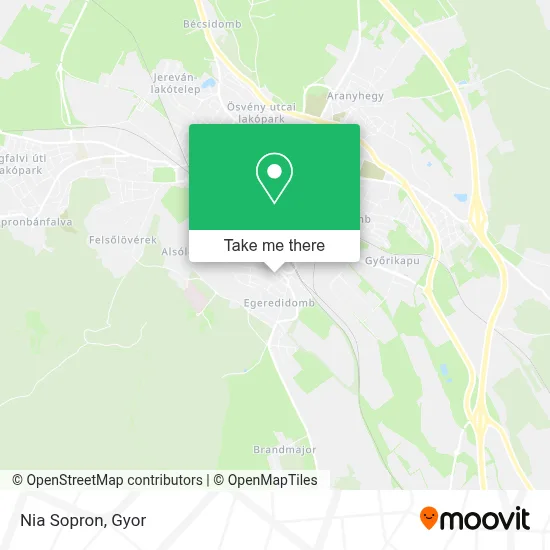 Nia Sopron map