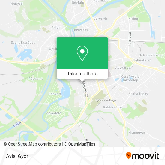 Avis map