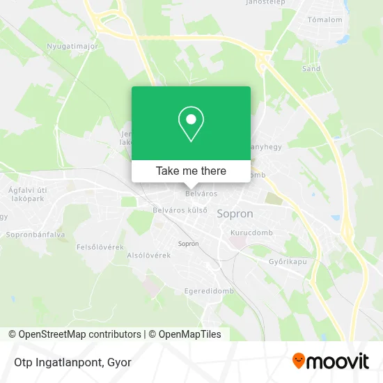 Otp Ingatlanpont map