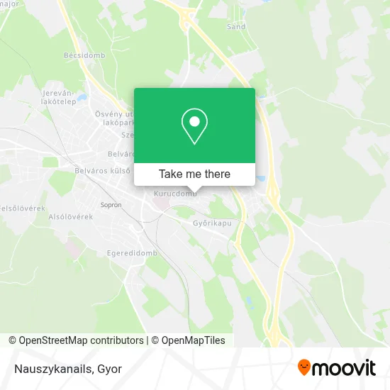 Nauszykanails map