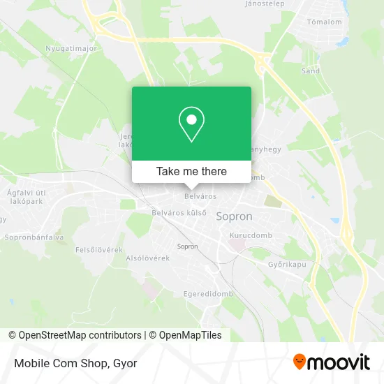 Mobile Com Shop map