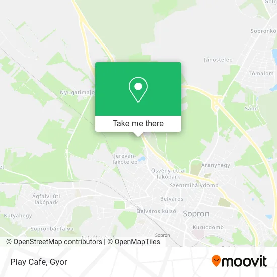 Play Cafe map