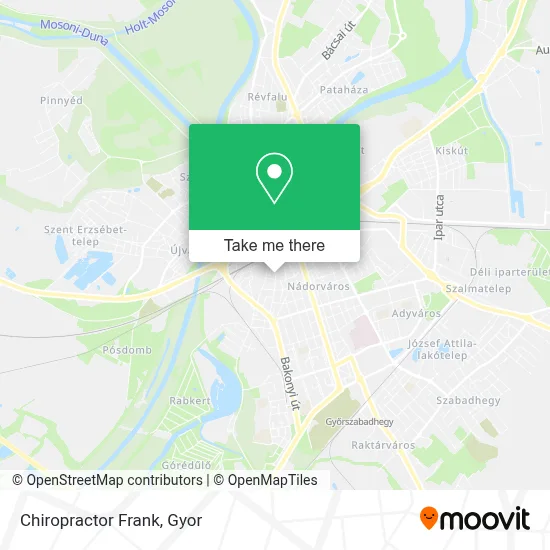 Chiropractor Frank map