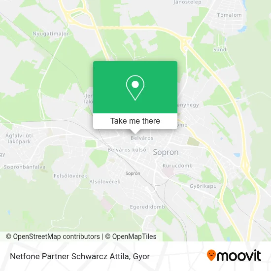 Netfone Partner Schwarcz Attila map