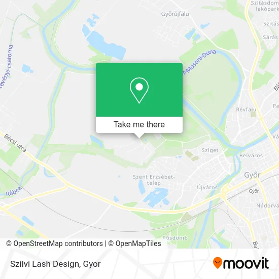 Szilvi Lash Design map