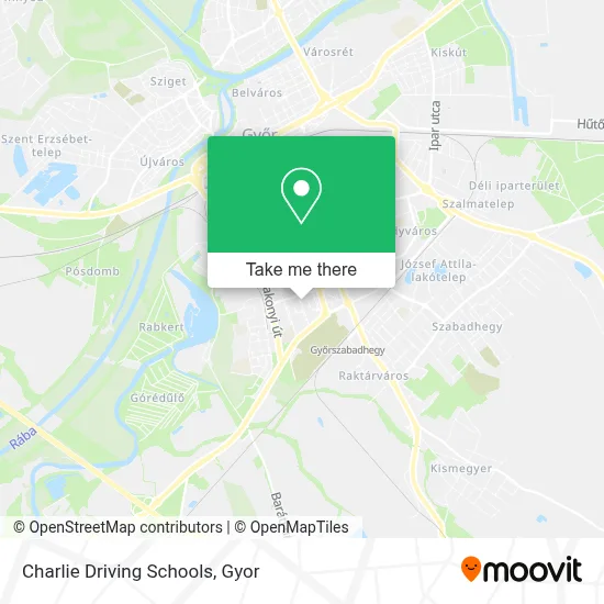 Charlie Driving Schools map