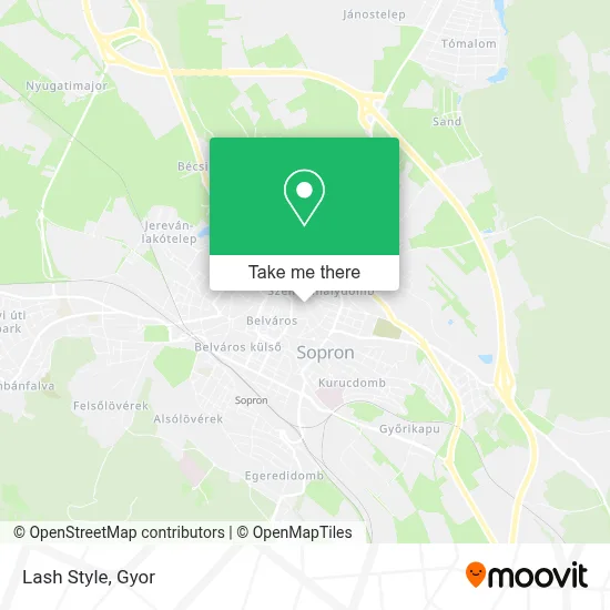 Lash Style map