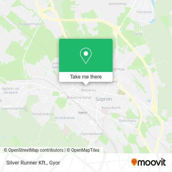 Silver Runner Kft. map