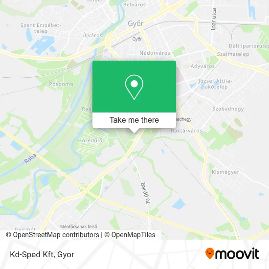Kd-Sped Kft map