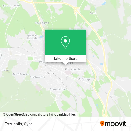 Esztinails map
