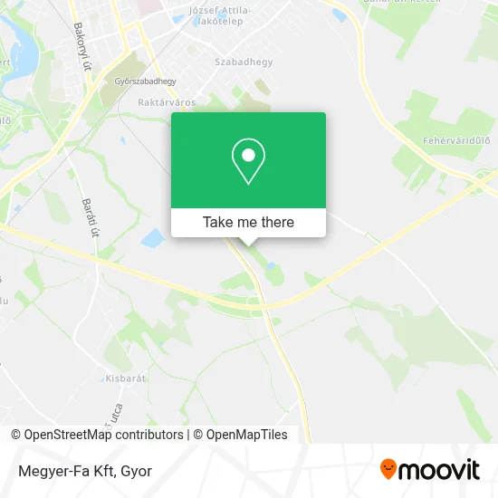 Megyer-Fa Kft map