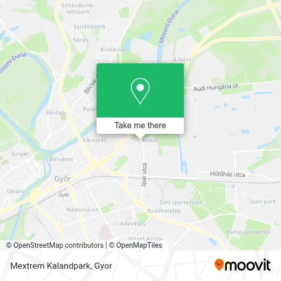 Mextrem Kalandpark map