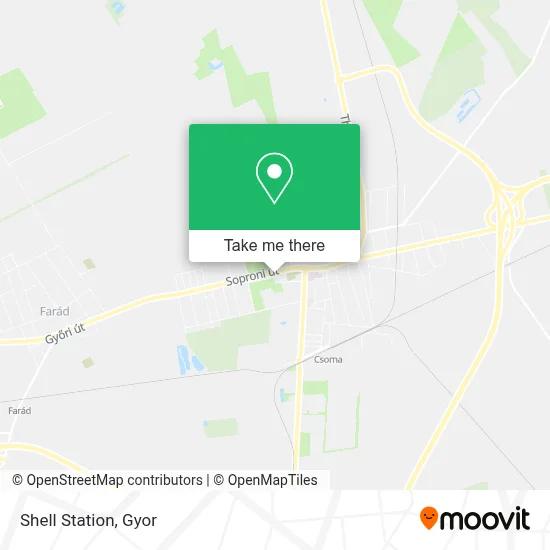 Shell Station map