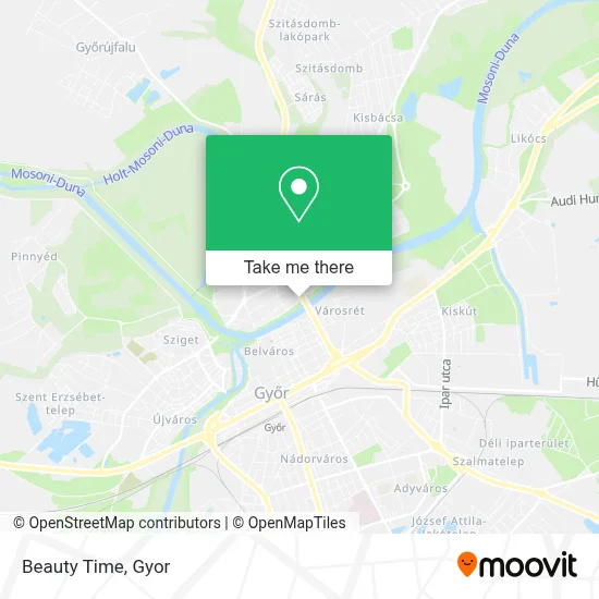 Beauty Time map