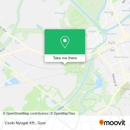 Csoki Nyugat Kft. map