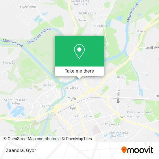 Zaandra map