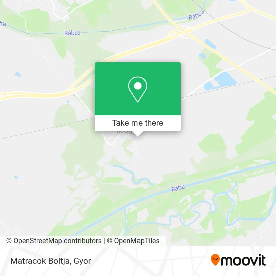 Matracok Boltja map