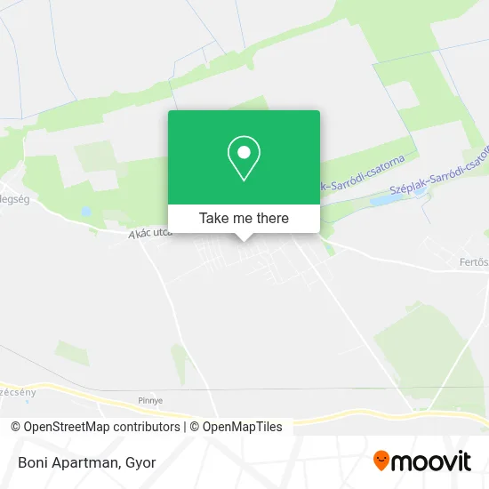 Boni Apartman map