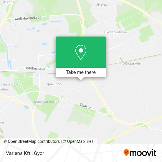 Variens Kft. map